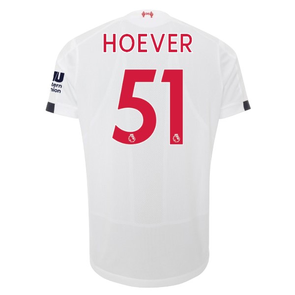 Camiseta Liverpool NO.51 Hoever Segunda equipación 2019-2020 Blanco